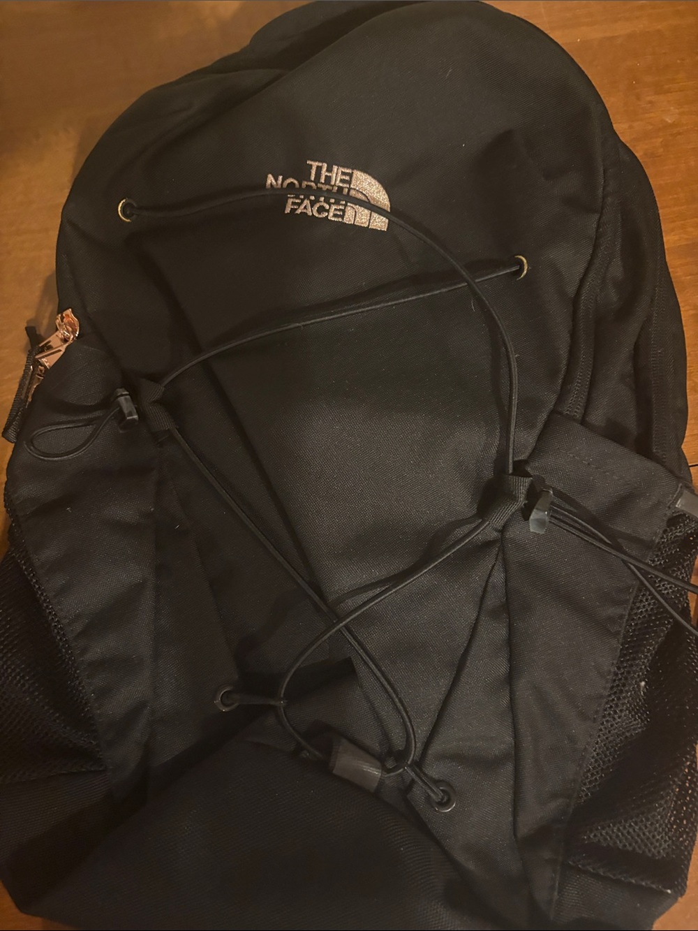 The North Face Black Kids Daypack with Front Bungee